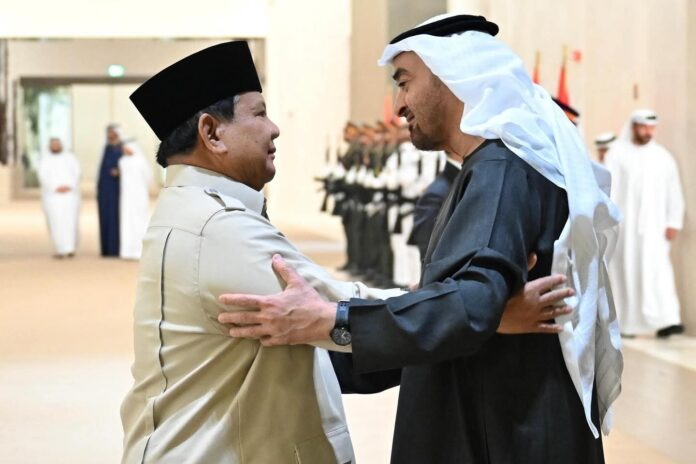 Presiden Prabowo dan Pangeran MBZ
