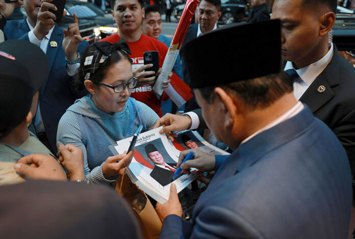 Presiden Prabowo Subianto tiba di Bandara Udara Internasional John F. Kennedy, New York, Amerika Serikat, Sabtu (20/9).