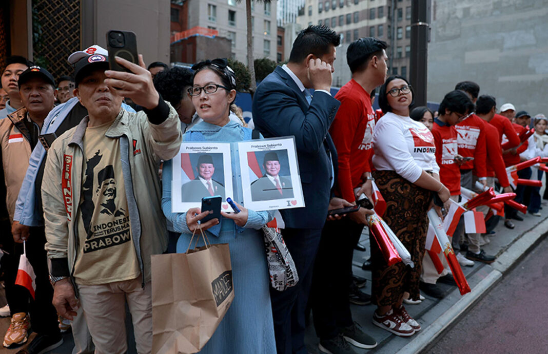 Presiden Prabowo Subianto tiba di Bandara Udara Internasional John F. Kennedy, New York, Amerika Serikat, Sabtu (20/9).