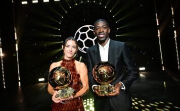 Ousmane Dembele (Prancis/ PSG) dan Aitana Bonmati (Barcelona)