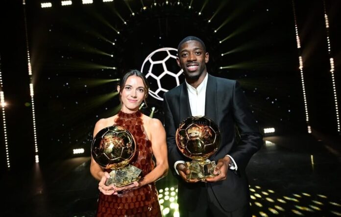 Ousmane Dembele (Prancis/ PSG) dan Aitana Bonmati (Barcelona)