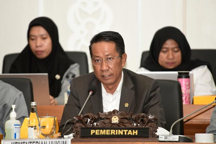 Menteri Hukum Supratman Andi Agtas