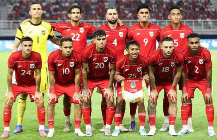 Starting XI Indonesia vs Chinese Taipei