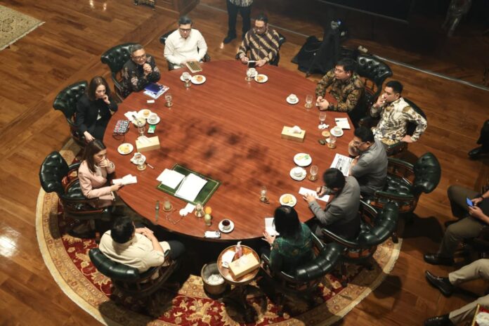 Prabowo Bersama Wartawan