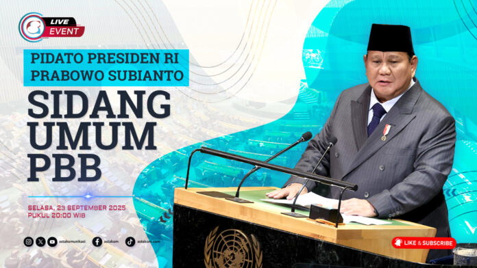 Pidato Presiden Prabowo Subianto pada Sidang Umum ke-80 PBB di New York