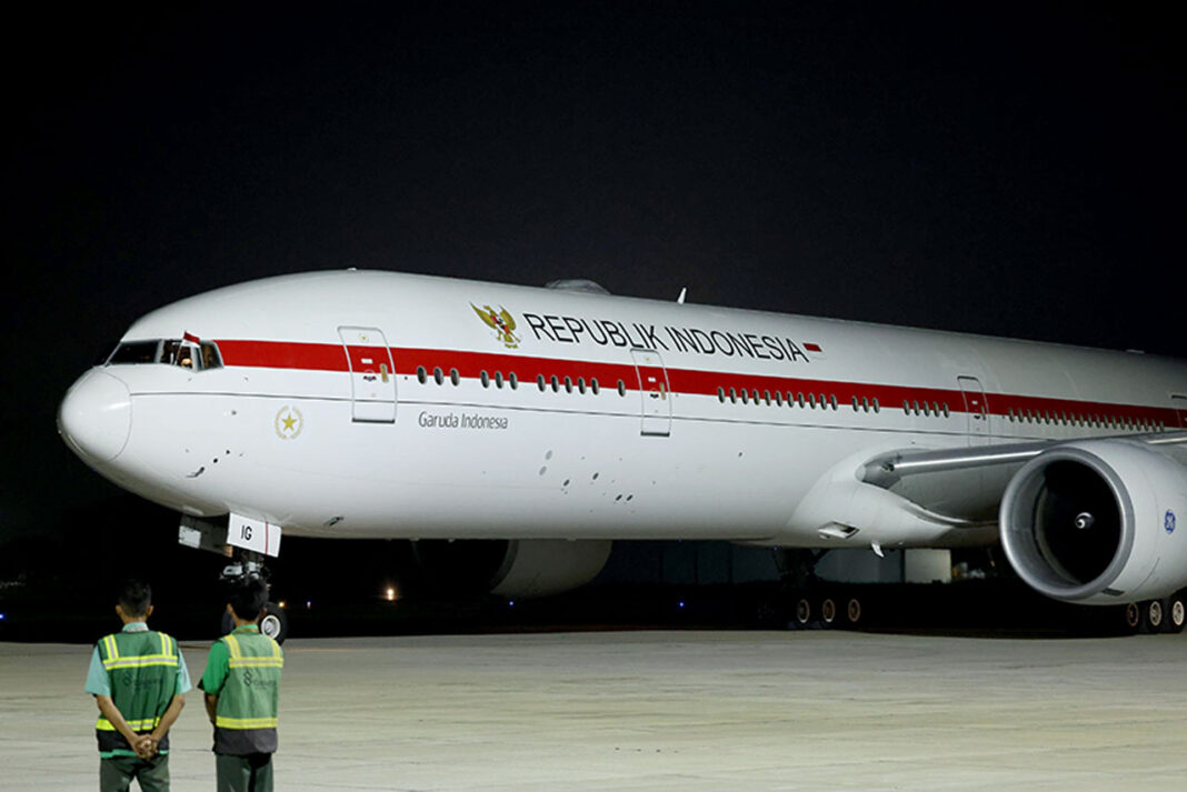 Presiden Prabowo Subianto tiba di Bandara Halim Perdanakusuma, Jakarta, Rabu (3/9).