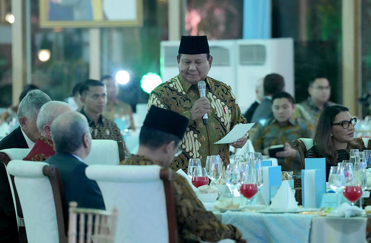 Presiden Prabowo Subianto dan Presiden Brasil Luiz Inácio Lula da Silva merayakan ulang tahun (ultah) bareng, di Istana Kepresdienan, Jakarta, Kamis (23/10).