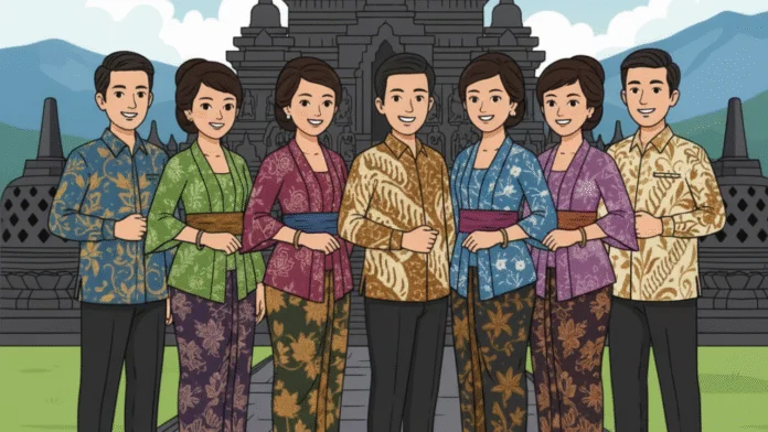 Ilustrasi Batik Indonesia (Sumber: Ai)