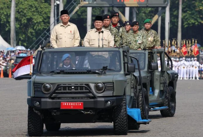 Presiden Prabowo Hadiri HUT TNI