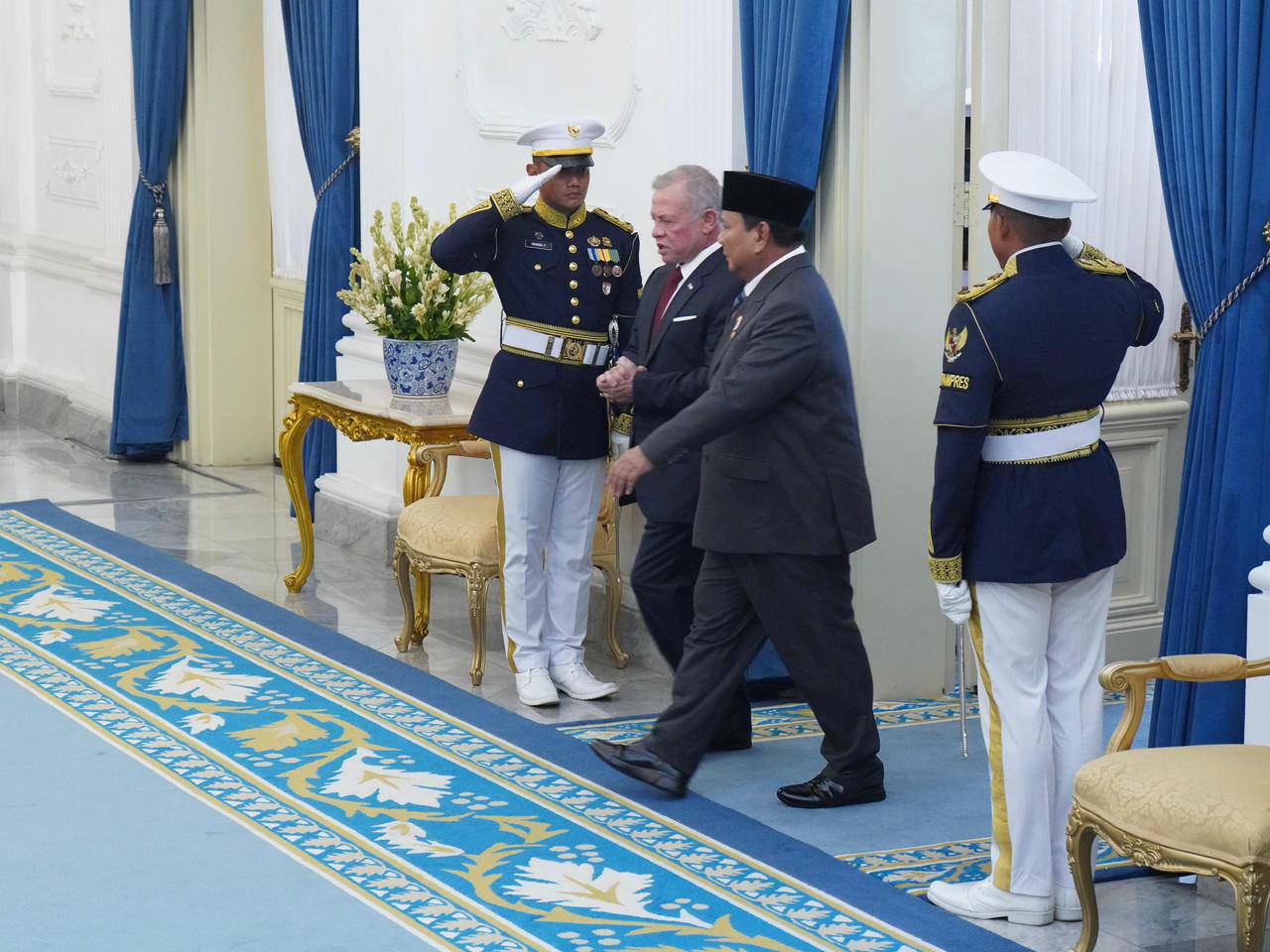 Raja Abdullah II Tiba di Istana Merdeka - Astakom.com
