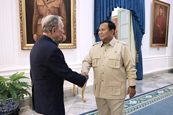 Presiden Prabowo Terima Mike Bloomberg