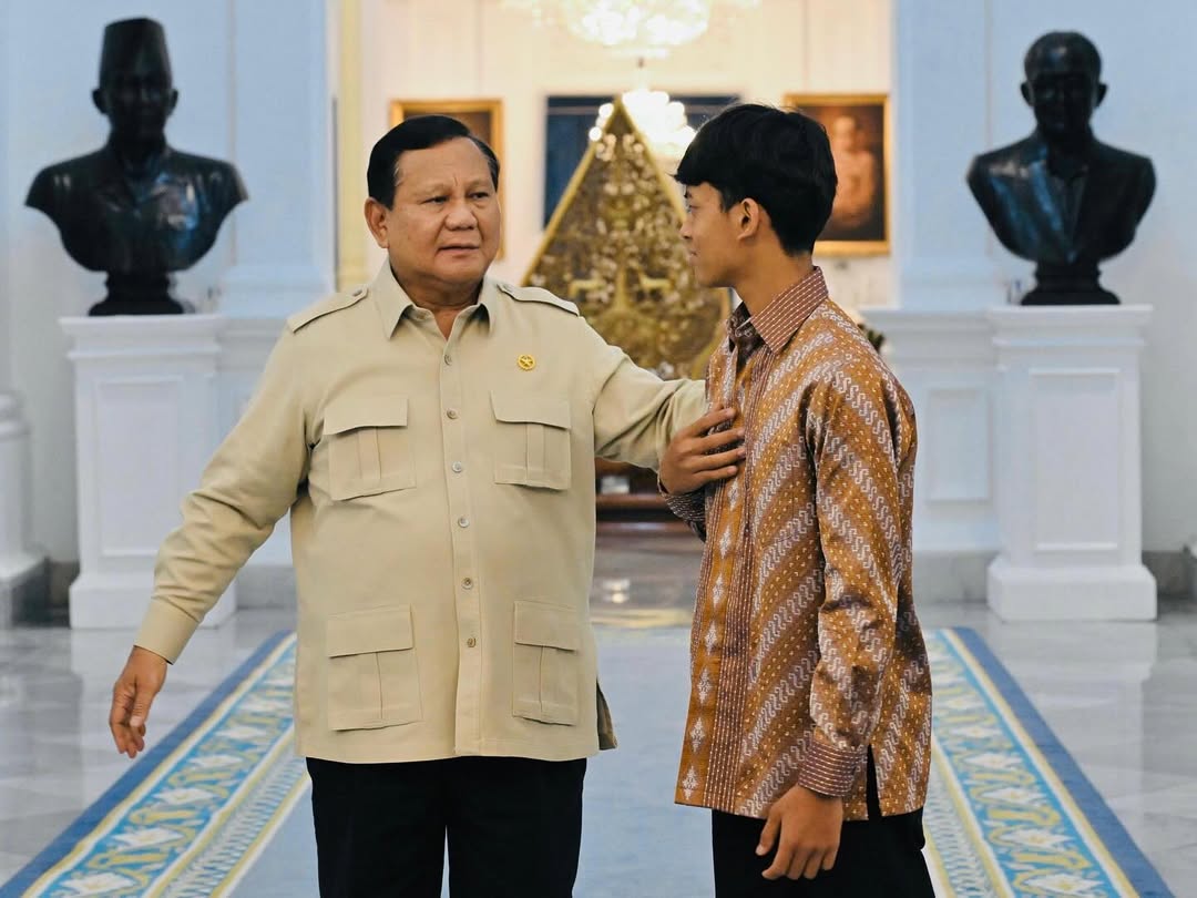 Veda Ega bertemu Presiden Prabowo