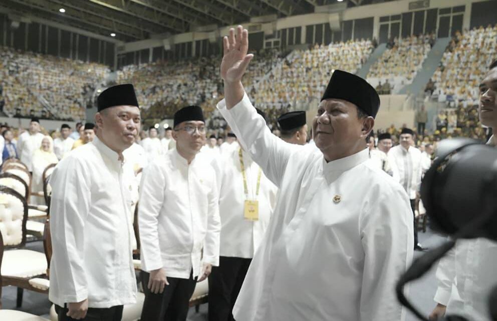 Presiden Prabowo Hadiri Puncak HUT ke-61 Partai Golkar Presiden Prabowo Subianto menghadiri puncak peringatan Hari Ulang Tahun (HUT) ke-61 Partai Golkar, di Istora Senayan, Jakarta, Jumat (5/12).