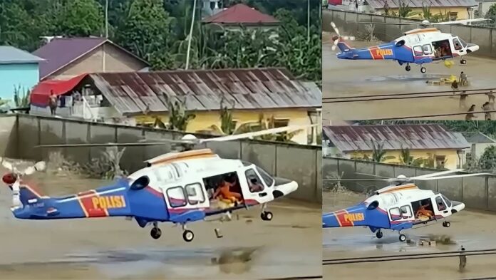Hovering Helikopter Polri