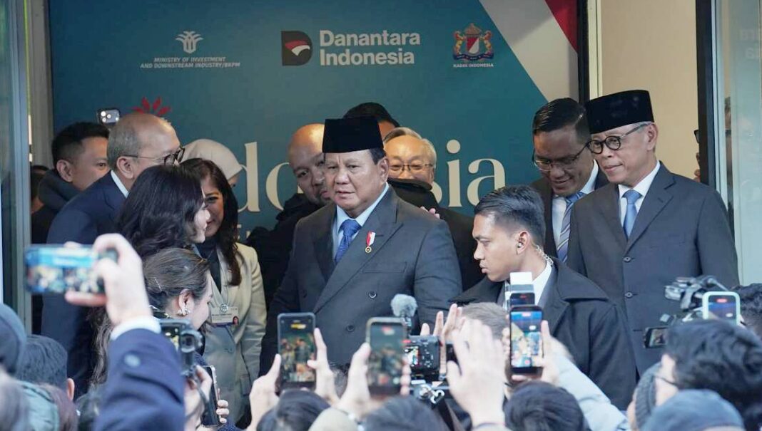 Presiden Prabowo Subianto tiba di Paviliun Indonesia WEF Davos