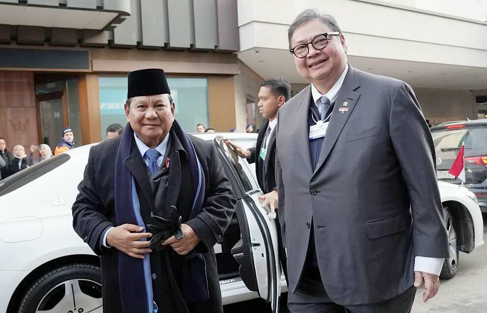 Presiden Prabowo Subianto tiba di Paviliun Indonesia WEF Davos