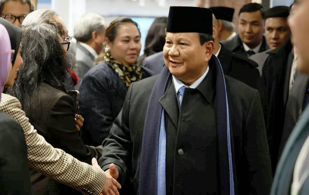 Presiden Prabowo Subianto tiba di Paviliun Indonesia WEF Davos