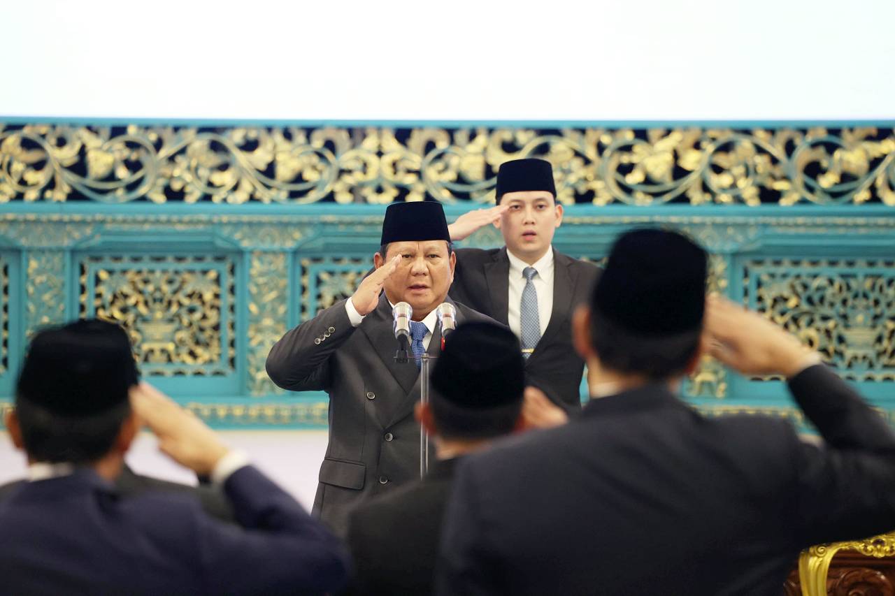 Presiden Prabowo Subianto melantik anggota Dewan Energi Nasional