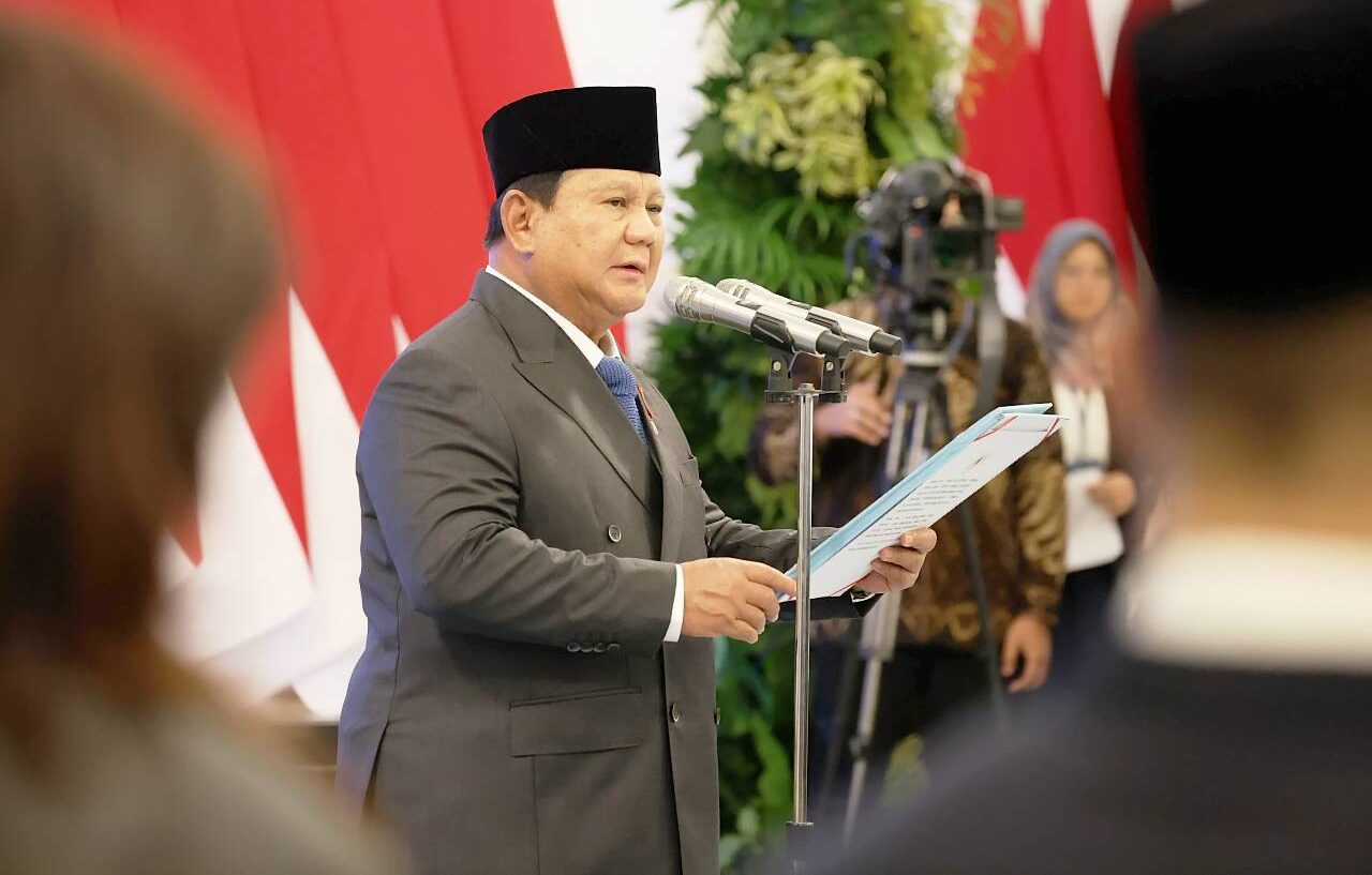 Presiden Prabowo Subianto melantik anggota Dewan Energi Nasional