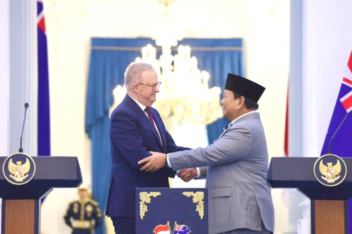Prabowo Sambut PM Australia Anthony Albanese
