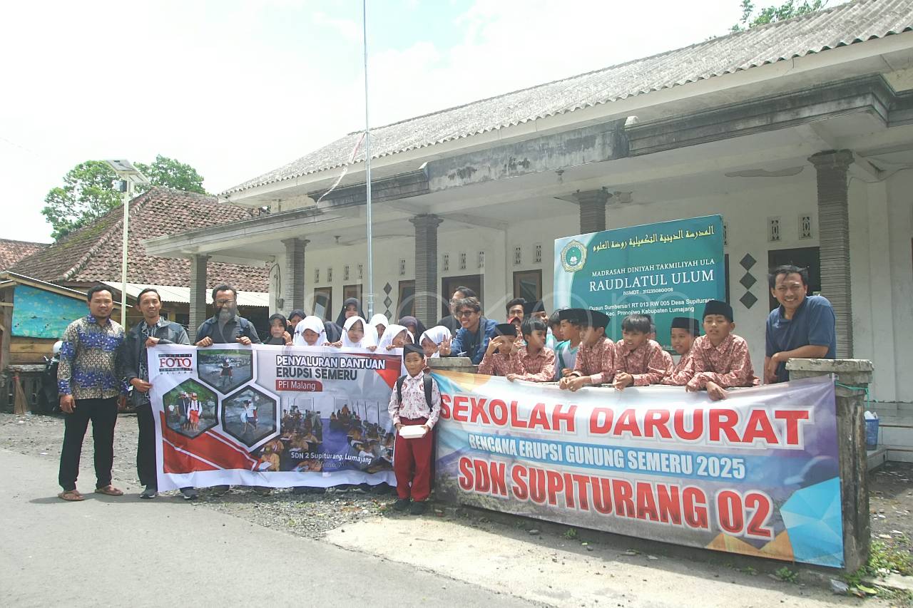 PFI Malang salurkan bantuan makan siang dan susu korban erupsi Semeru