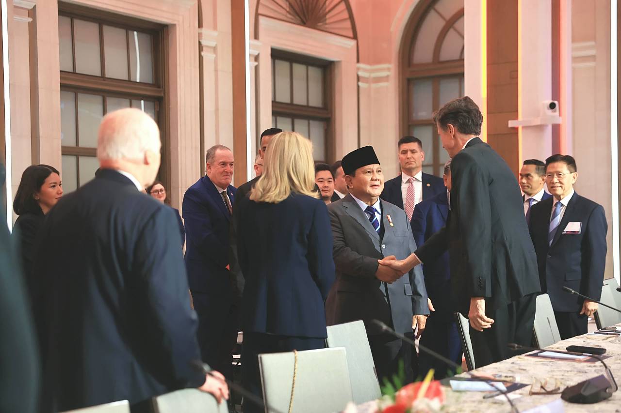 Presiden Prabowo Subianto menghadiri Business Roundtable US-Indonesia di Washington DC