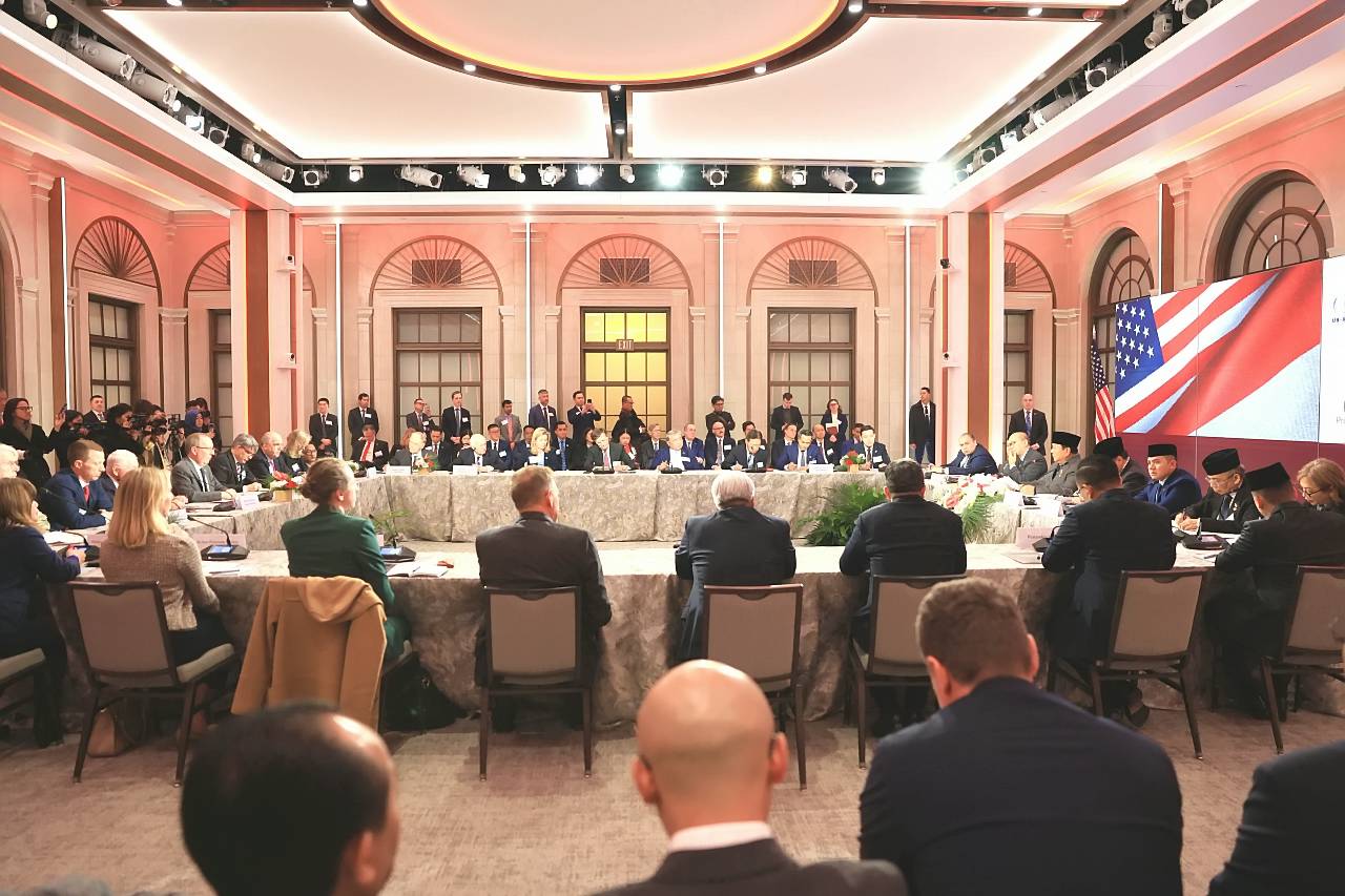 Presiden Prabowo Subianto menghadiri Business Roundtable US-Indonesia di Washington DC