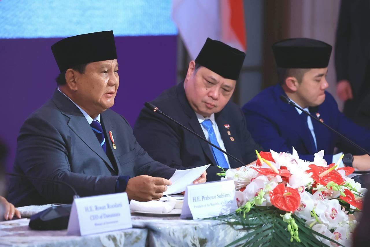 Presiden Prabowo Subianto menghadiri Business Roundtable US-Indonesia di Washington DC