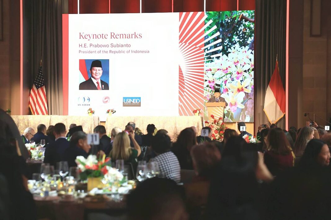 Presiden Prabowo Subianto menghadiri Business Roundtable US-Indonesia di Washington DC