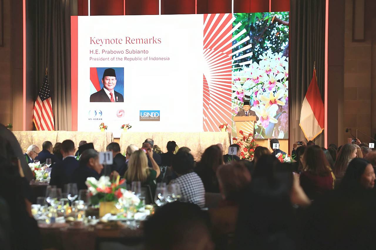 Presiden Prabowo Subianto menghadiri Business Roundtable US-Indonesia di Washington DC