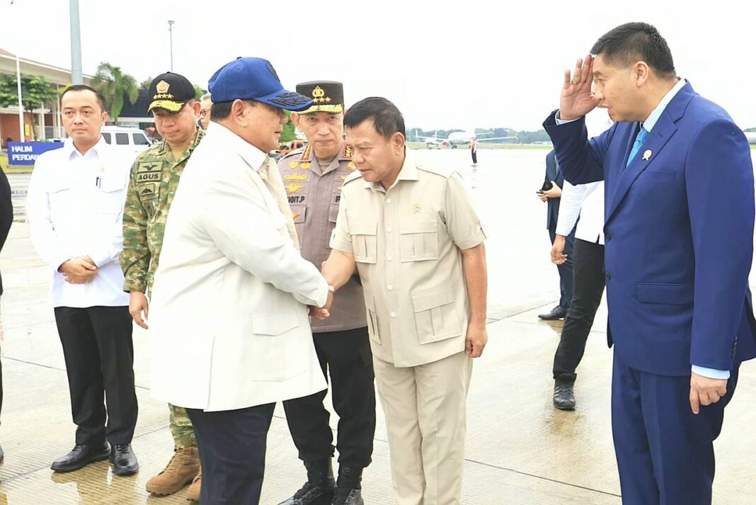 Presiden Prabowo Subianto berangkat ke Amerika Serikat dari Halim Perdanakusuma