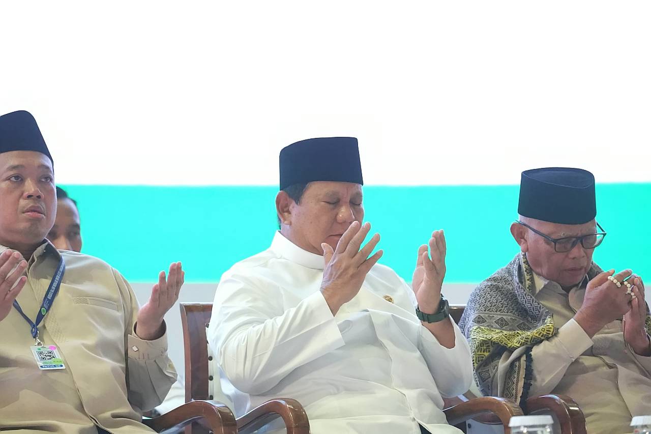 Presiden Prabowo Subianto menghadiri acara MUI di Masjid Istiqlal
