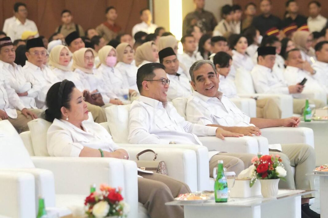HUT ke 18 Gerindra di Gedung Nusantara V Senayan Jakarta