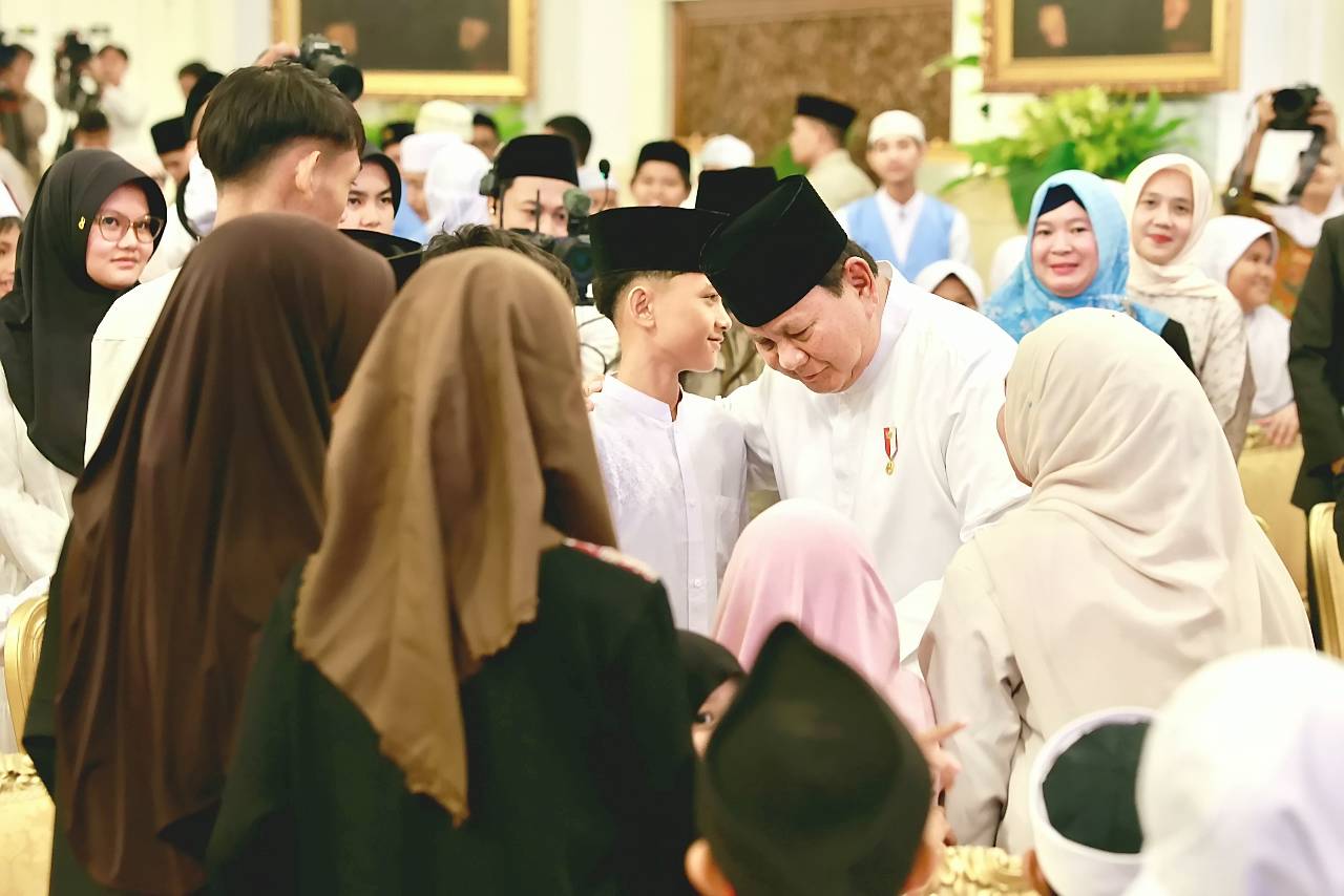 Presiden Prabowo Subianto menggelar Peringatan Nuzulul Quran Tingkat Kenegaraan di Istana Negara