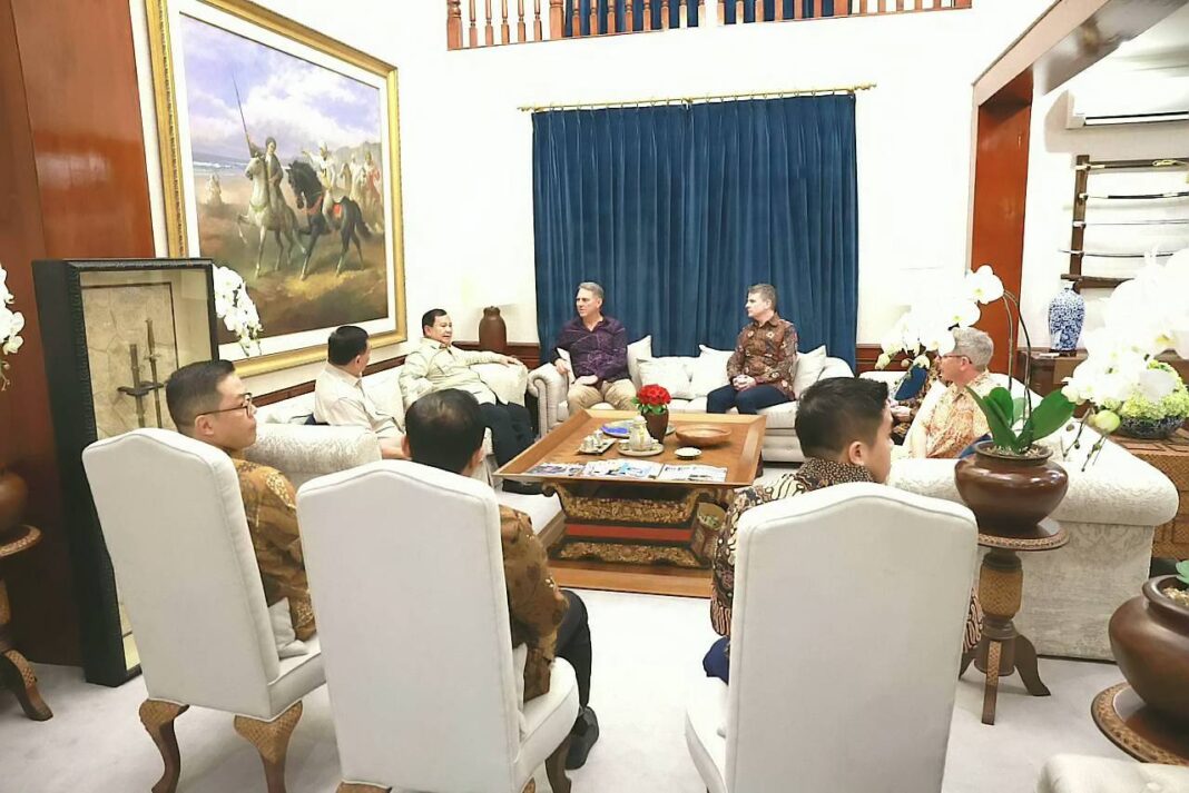Presiden Prabowo Subianto terima Richard Marles di Kertanegara